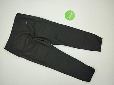 wide leg: Spodnie materiałowe damskie, rozmiar L — 3