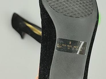 vans 39: Czarne czółenka Jante – damskie - Klasyczny, smukły nosek w szpic - — 4