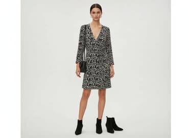 czarne luźne sukienki: H&M, Sukienka damska, rozmiar XS — 7