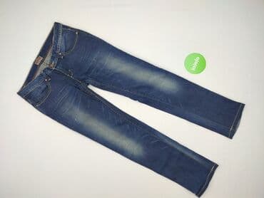 brazowe spodnie woskowane: Jeansy dla mężczyzn, XS — 2