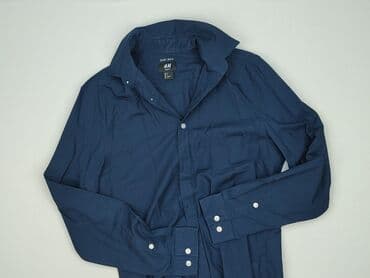 niebieska bluza hm: H&M, Koszulа dla mężczyzn, rozmiar S — 2