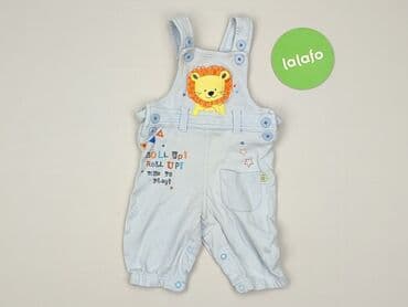 spodnie z obniżonym krokiem: Ogrodniczki, M&Co, 1-3 m, stan - Dobry — 2