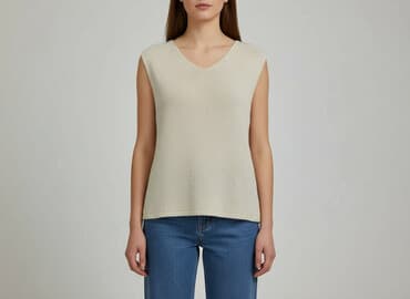 koszulka kaszmirowa: T-shirt damski, rozmiar S — 5