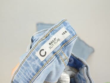 stroje kąpielowe z wysokim stanem zalando: Spodnie jeansowe, Cubus, 13 lat, 158, stan - Idealny — 4