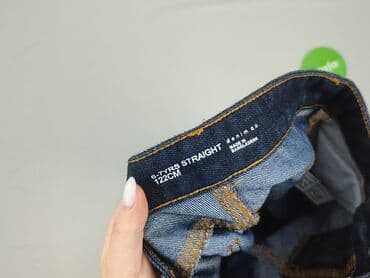 jeansy dziewczęce wyprzedaż: Spodnie jeansowe, DenimCo, 7 lat, 122, stan - Idealny — 4