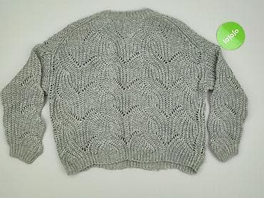 sweter w chmurki: ONLY, Sweter damski, rozmiar M — 3