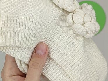 czarne woskowane spodnie: Czapka, Benetton, 11 lat, stan - Idealny — 7