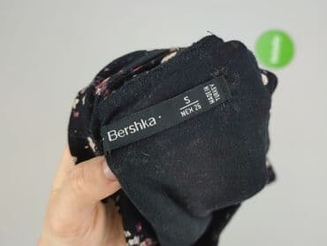 czarne obcisła bluzki: Bershka, Bluzka damska, S — 4
