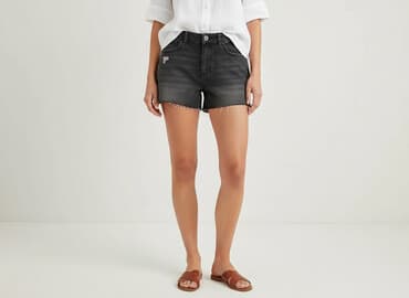 spódnice jeansowe medicine: Szorty damskie, rozmiar L — 6