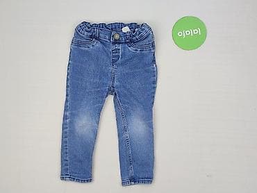 dżinsy hm: Spodnie jeansowe, H&M, 12-18 miesięcy, stan - Bardzo dobry — 2