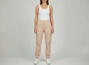 cropp cargo: Cropp, Spodnie cargo damskie, rozmiar M — 1