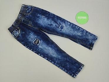 dresy croop: Spodnie jeansowe, 4-5 lat, 110, stan - Bardzo dobry — 2