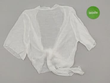 sweter z dodatkiem moheru: Narzutka damska, L — 3