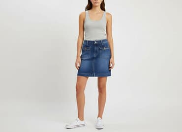 spodenko spódniczka jeans: Esprit, Spódnica damska, rozmiar S — 8