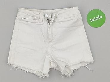 szorty len: H&M, Szorty damskie, rozmiar S — 2