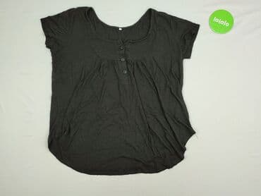 czarne t shirty i marynarka: Bluzka damska, rozmiar XL — 2