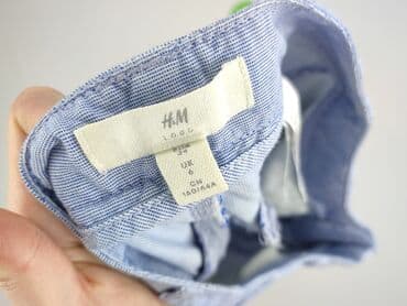 koszula niebieska hm: H&M, Spodnie materiałowe damskie, rozmiar XS — 4