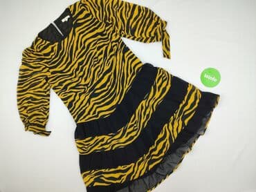 bluzka żółta w czarne paski: Sukienka damska, rozmiar L — 2