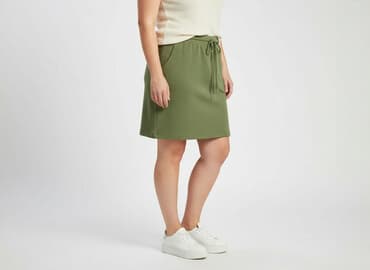 spódniczka khaki: Janina, Spódnica damska, rozmiar 4XL — 6