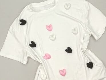 koszulka swiecąca led: T-shirt damski, L — 1