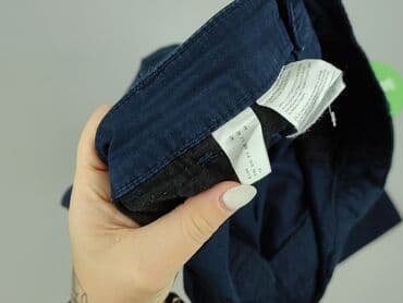 granatowe chinosy damskie: Yessica, Spodnie materiałowe damskie, rozmiar M — 6