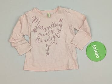 sukienki midi dopasowane: Blouse, Benetton, 1.5-2 years, 86-92 cm, condition - Perfect — 2