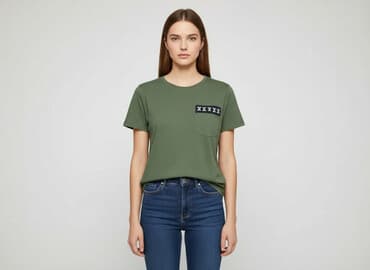 limonkowy t shirty damskie: FB Sister, T-shirt damski, rozmiar M — 1