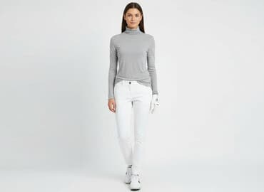 oysho bluzka z długim rękawem: Oysho, Golf damski, rozmiar S — 1