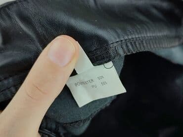 koszula damska z eko skóry: Material trousers for women, size S — 6