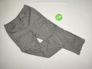 szare szerokie jeansy: AVENUE, Spodnie materiałowe damskie, rozmiar 2XL — 2