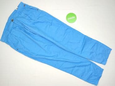 Women: Material trousers for women, size S (EU 36) — 2