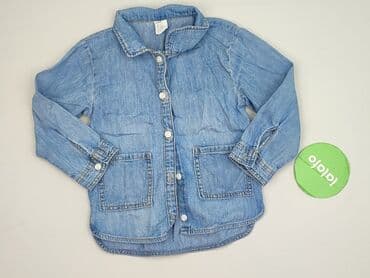 koszulka koty: Children's jeans jacket, 3-4 years, 98-104 cm, H&M, condition - Perfect — 2