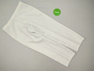 biale szerokie jeansy: Spodnie materiałowe damskie, rozmiar 2XL — 3