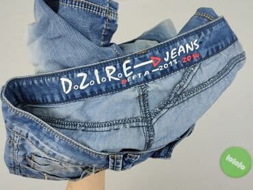 krotkie spodenki jeansowe: DENIM JEANS, Szorty dla mężczyzn, rozmiar L — 4