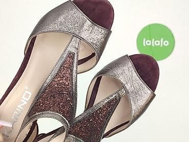 slip on h: Karino, Sandały damskie, rozmiar 39 — 6
