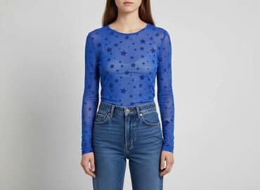 monki jeansy: Monki, Bluzka damska, rozmiar S — 9