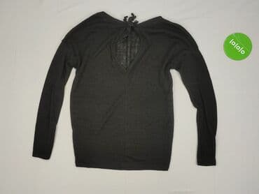 sweter z kokardą na plecach: Sweter damski, rozmiar S — 4