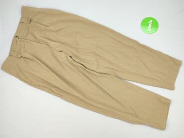 Women's Pants: Material trousers for women, size L — 2