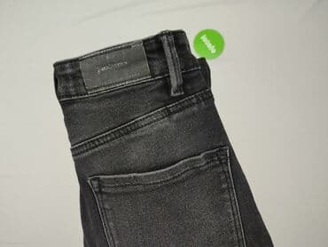 spodnie z wysokim stanem dla niskich: Stradivarius, Jeansy damskie, XS — 5