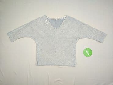 niebieskie sukienki plus size: Bluzka damska, rozmiar S — 2