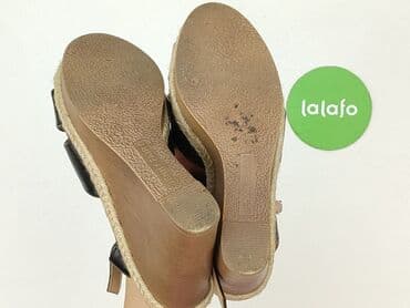 sukienka i sandały na koturnie: Sandały damskie, rozmiar 37 — 4