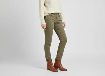 jeansy z wiazanymi nogawkami: MNG, Spodnie materiałowe damskie, rozmiar XS — 6