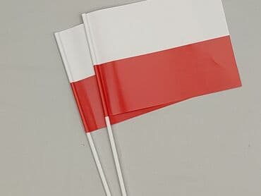 Other art & collectibles products: Dwie używane flagi Polski na plastikowych patyczkach. Idealne na — 1