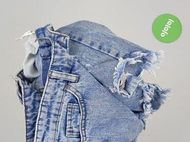 krótkie spodenki z dzinsów: DENIM JEANS, Szorty damskie, rozmiar L — 6