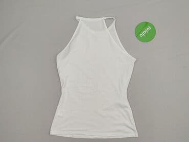 czarne bluzki bez pleców: Top damski, rozmiar S — 3