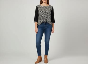 piżama w krowie łaty: Bluzka damska, rozmiar 2XL — 8