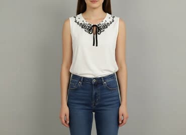 bluzka z przekładanym dekoltem: Atmosphere, Women's blouse, size XS — 1