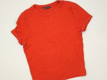 czerwone t shirty damskie z nadrukiem: Bershka, T-shirt damski, rozmiar S — 2
