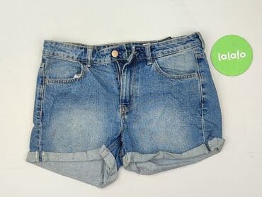 hm krótkie spodenki dzins low waist: H&M, Szorty damskie, rozmiar S — 2