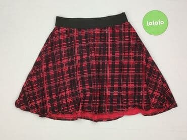 czerwona sukienka w krate: Blind Date, Spódnica damska, S — 2